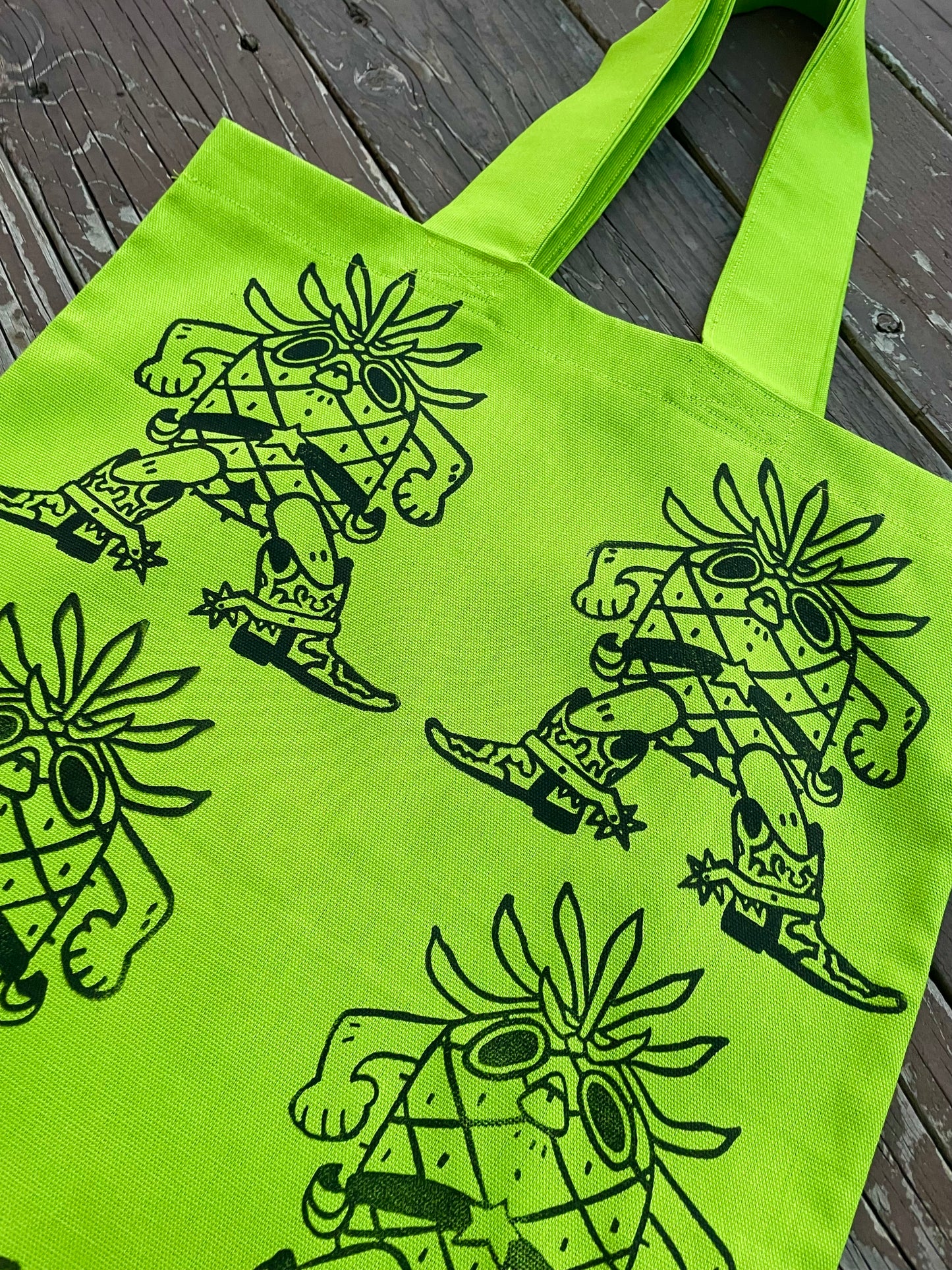 Pineapple Cowboy Tote Bag