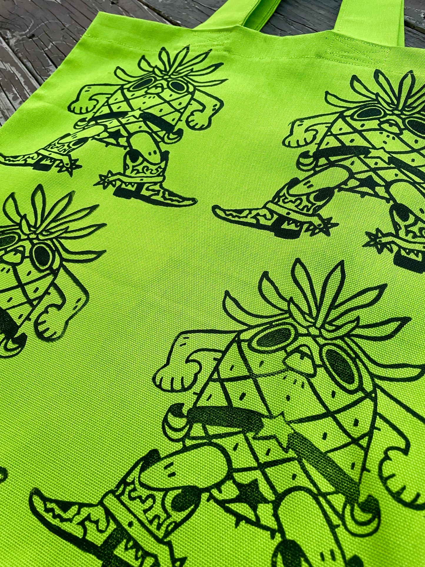 Pineapple Cowboy Tote Bag