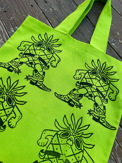 Pineapple Cowboy Tote Bag